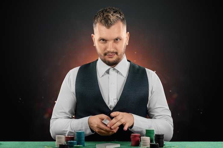 Antarmuka aplikasi qq8889 di smartphone menampilkan meja blackjack live dengan dealer profesional